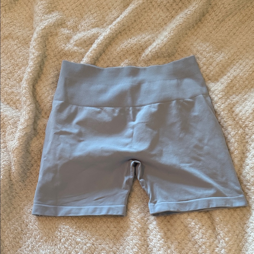 Women's Light Blue Bike Shorts